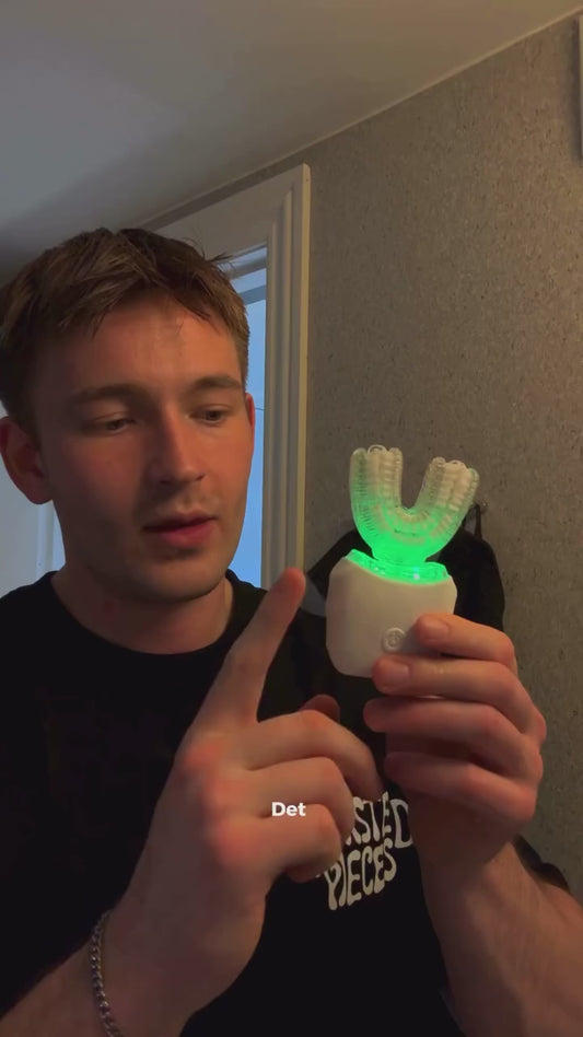 NY Cleentix Pro | Professionel 360° Rengøring – Løft Smilet med Trådløs Opladning